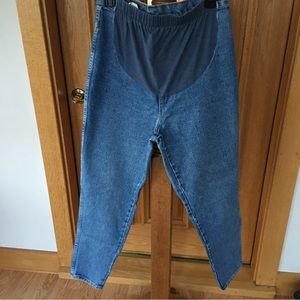 excellent Maternity jeans denim 100% cotton size 4 maternity